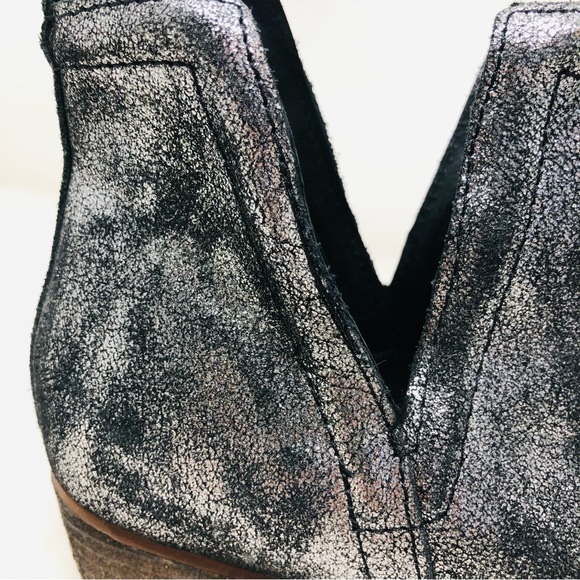 Diba True Stop By Metallic Black Ankle Boots - Picture 6 of 11